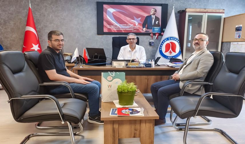 DAKA Heyetinden Hakkari Üniversitesi Rektör Vekili Hayati Çavuş’a Ziyaret