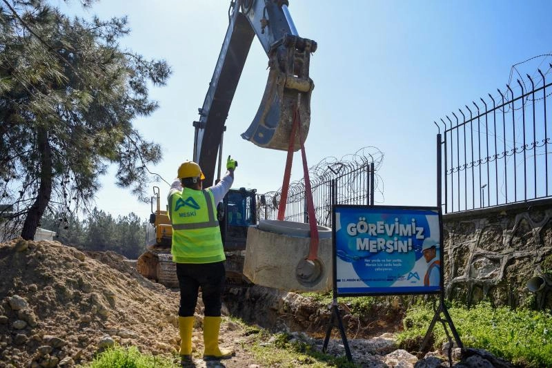 Mersin MESKİ’den Mezitli’de Atık Su Altyapısı Yatırımı