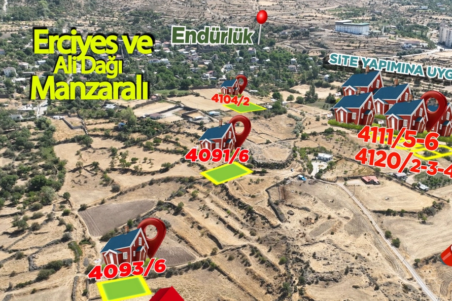 Talas’ta Villa Parselleri İhaleye Çıkıyor: 36 Aya Varan Taksit İmkânı