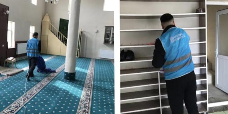 Hakkari’de Anlamlı Çalışma: Hükümlüler Camileri Temizledi