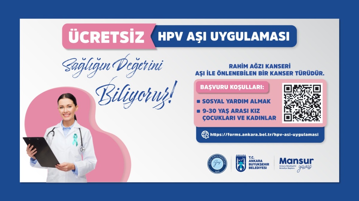 Ankara’da HPV Aşı Uygulaması Devam Ediyor: Başvurular 30 Nisan’a Kadar