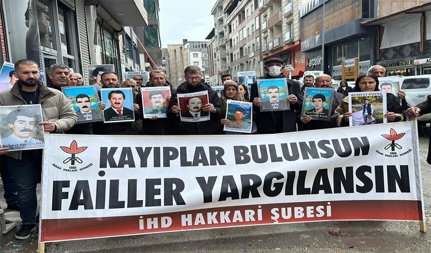 İHD’den Hakkari'de “faili meçhul” tepkisi
