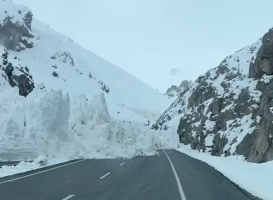 Hakkâri-Van Yolunda Çığ Alarmı: Yol Ulaşıma Kapatıldı