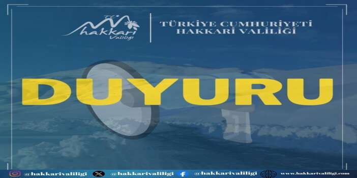 Hakkari’de Depremle İlgili Resmi Açıklama