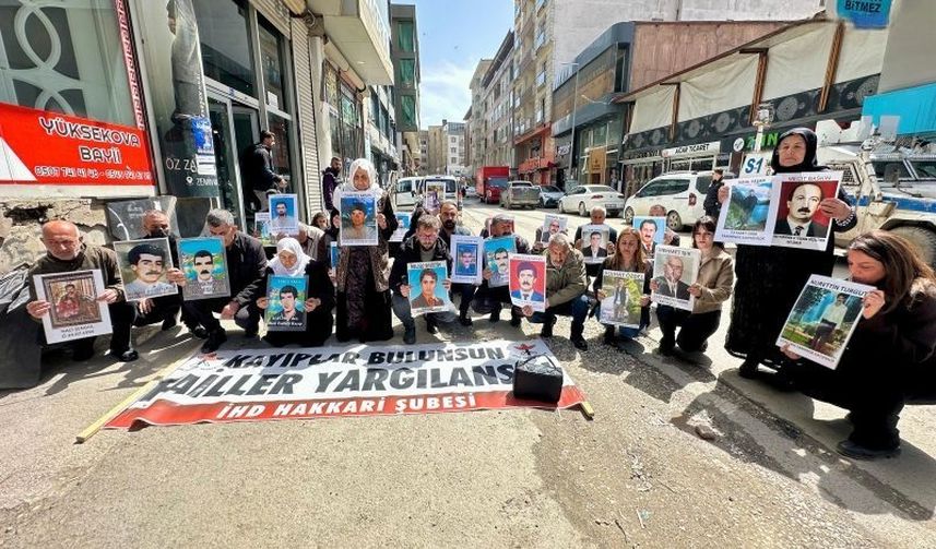 İHD Hakkari Şubesi ve Kayıp Yakınları Necati Aydın İçin Adalet Çağrısını Yineledi