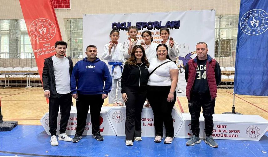 Hakkarili sporcular dereceye girdi