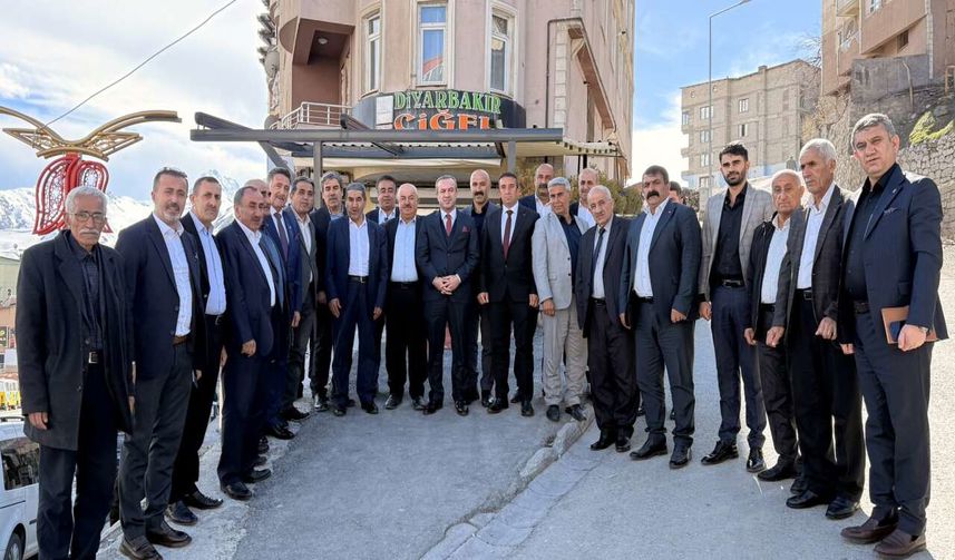 AK Parti Hakkari İl Başkanı Kaya’dan Doski Bölgesi’ne Ziyaret