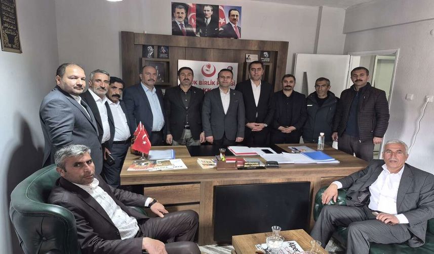 Yüksekova Muhtarlarından BBP İl Başkanı Yördem’e Ziyaret