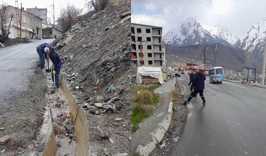 Hakkari’de Yağış Alarmı: Tıkanan Kanallar Açıldı