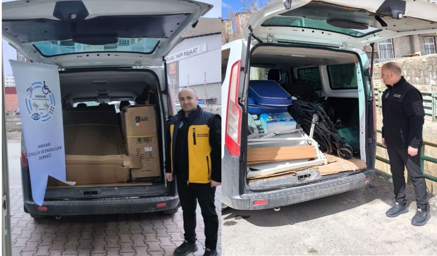 Hakkari’de Engelli Bireylere Anlamlı Destek: 4 Yeni Medikal Ekipman Bağışı