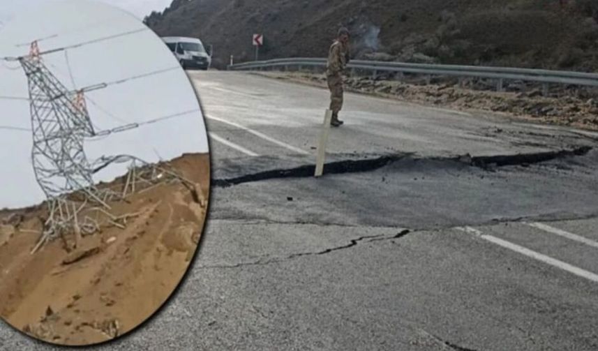 Hakkâri–Van Karayolunda Çökme ve Heyelan Riski: Ulaşım Güvenliği Alarm Veriyor
