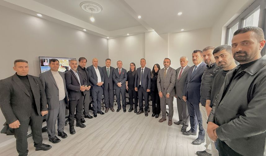 AK Parti Hakkâri İl Başkanı Zeydin Kaya’dan Öz Sağlık-İş Sendikası’na Ziyaret