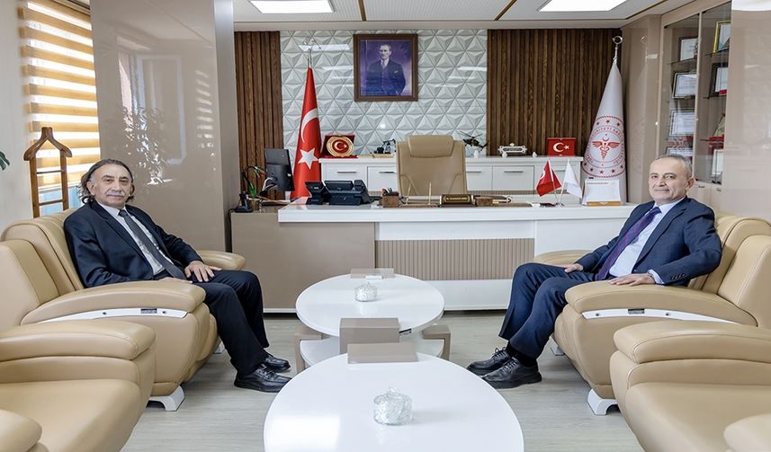 Rektör Gençcelep’ten İl Sağlık Müdürü Kara’ya Ziyaret