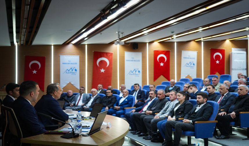 Hakkâri’de KÖYDES Toplantısı Yapıldı: 2025 Projeleri Değerlendirildi