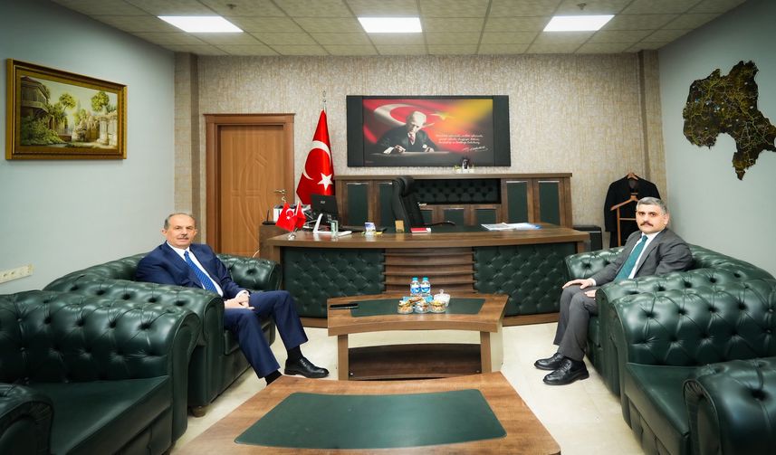 Vali Taşyapan’dan Vali Yardımcısı Gürbüz’e İade-i Ziyaret