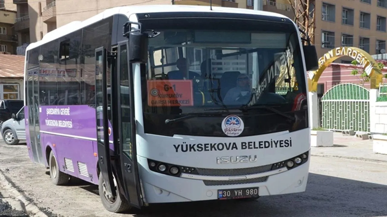 Yüksekova Belediyesi’nden Bayramda Ücretsiz Ulaşım Müjdesi