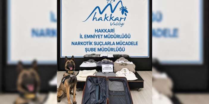Hakkari’de Zehir Tacirlerine Geçit Yok! Kıyafetlere Emdirilmiş 12,5 Kilogram Metamfetamin Yakalandı