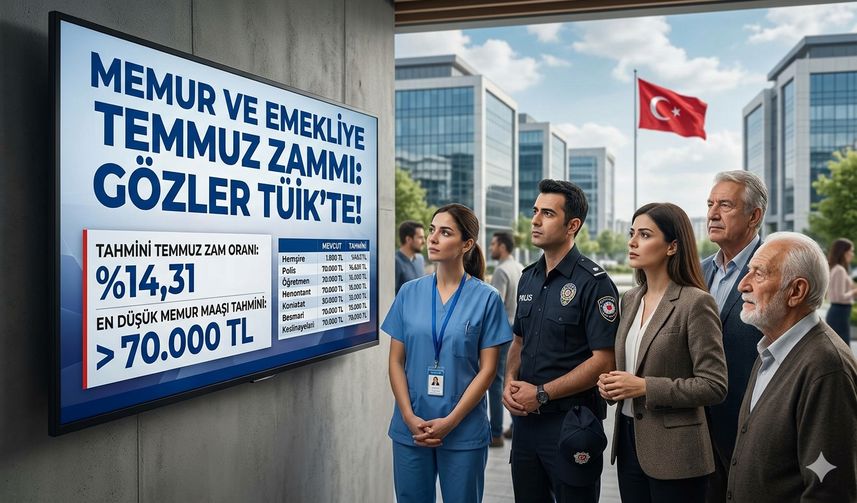Milyonların Gözü Temmuz Zammında! 4 Aylık Veri Sonrası Polis, Öğretmen, Hemşire ve Doktor Maaşları Netleşiyor