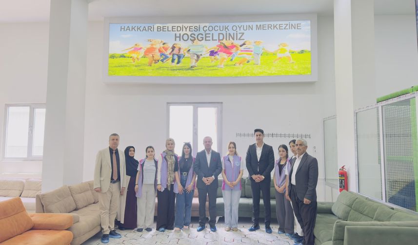 Hakkâri Belediyesi Sosyal Hizmetler Merkezine Üst Düzey Ziyaret