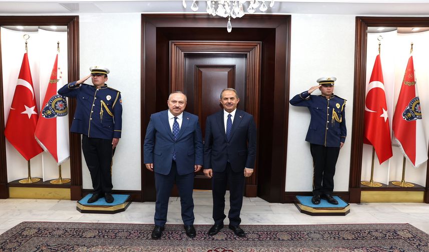 Hakkâri Valisi İbrahim Taşyapan’dan Emniyet Genel Müdürü Ali Fidan’a Ankara’da Ziyaret