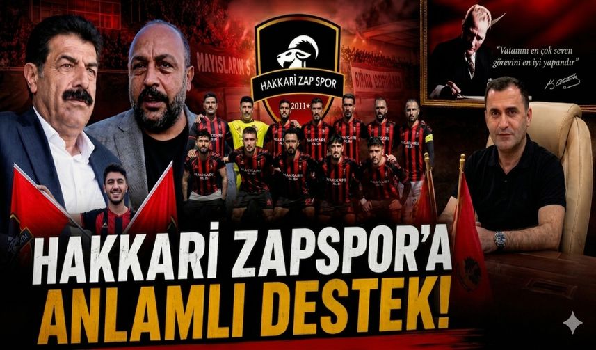 Hakkari Zapspor’a İş Dünyasından Güçlü Destek