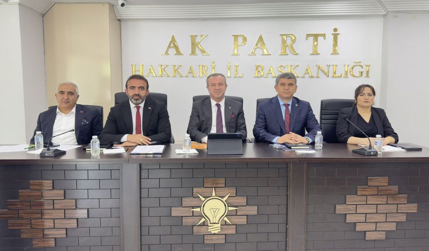 AK Parti Hakkari’de Haziran Ayı Danışma Meclisi Gerçekleştirildi
