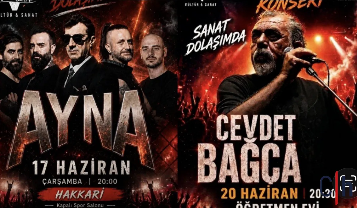 Hakkari’de Müzik Dolu Günler: Ayna ve Cevdet Bağca Sahne Alacak