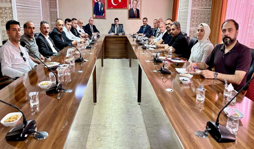 Hakkari’de Mesleki Eğitim İçin Değerlendirme ve Planlama Toplantısı