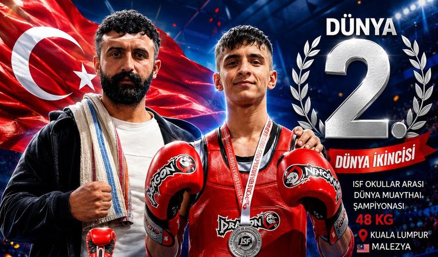 Hakkarili Muaythai Sporcusu Kaçar Dünya İkincisi Oldu