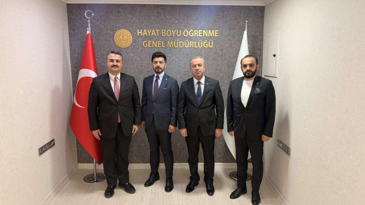 AK Parti Hakkari Heyetinden Hayat Boyu Öğrenme Genel Müdürü Topoğlu’na Ziyaret