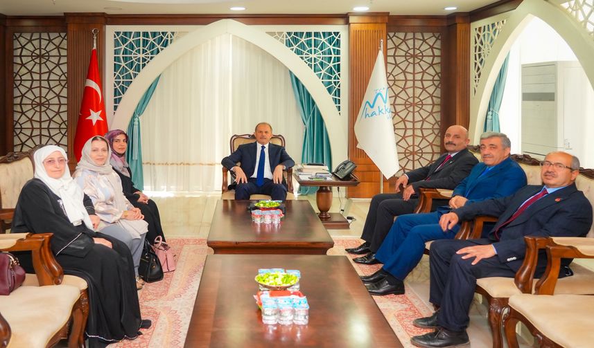 Vali İbrahim Taşyapan’a Kurum ve Siyasi Parti Temsilcilerinden Ziyaret