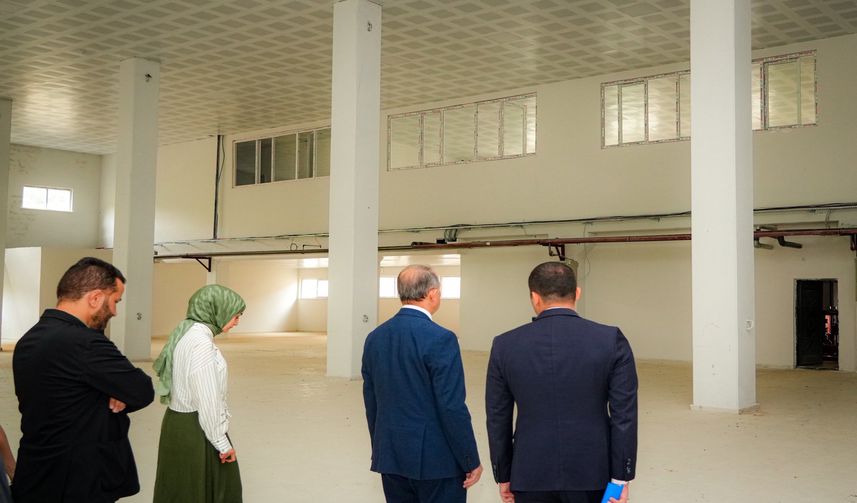 Vali İbrahim Taşyapan Tekstilkent Projesi Alanında İncelemelerde Bulundu