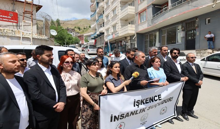 Hakkari Barosu ve Sivil Toplum Kuruluşlarından Cezaevindeki İşkence İddialarına Açıklama