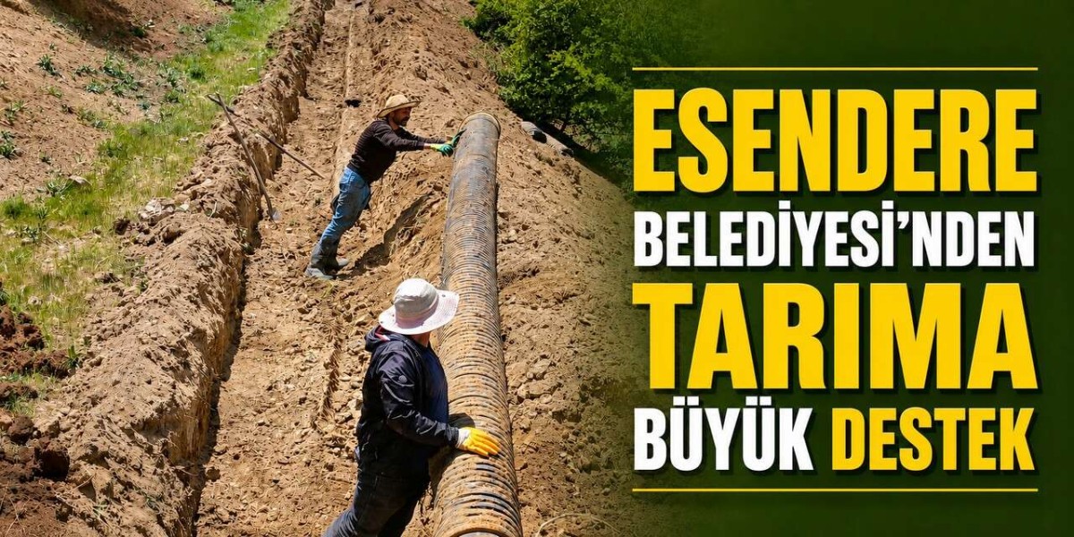 Esendere Belediyesi Sulama Kanallarını Yeniden Hizmete Açtı