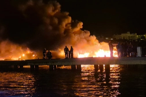 Bodrum Yalıkavak Marina’da Tekne Yangını: Can Kaybı Yok