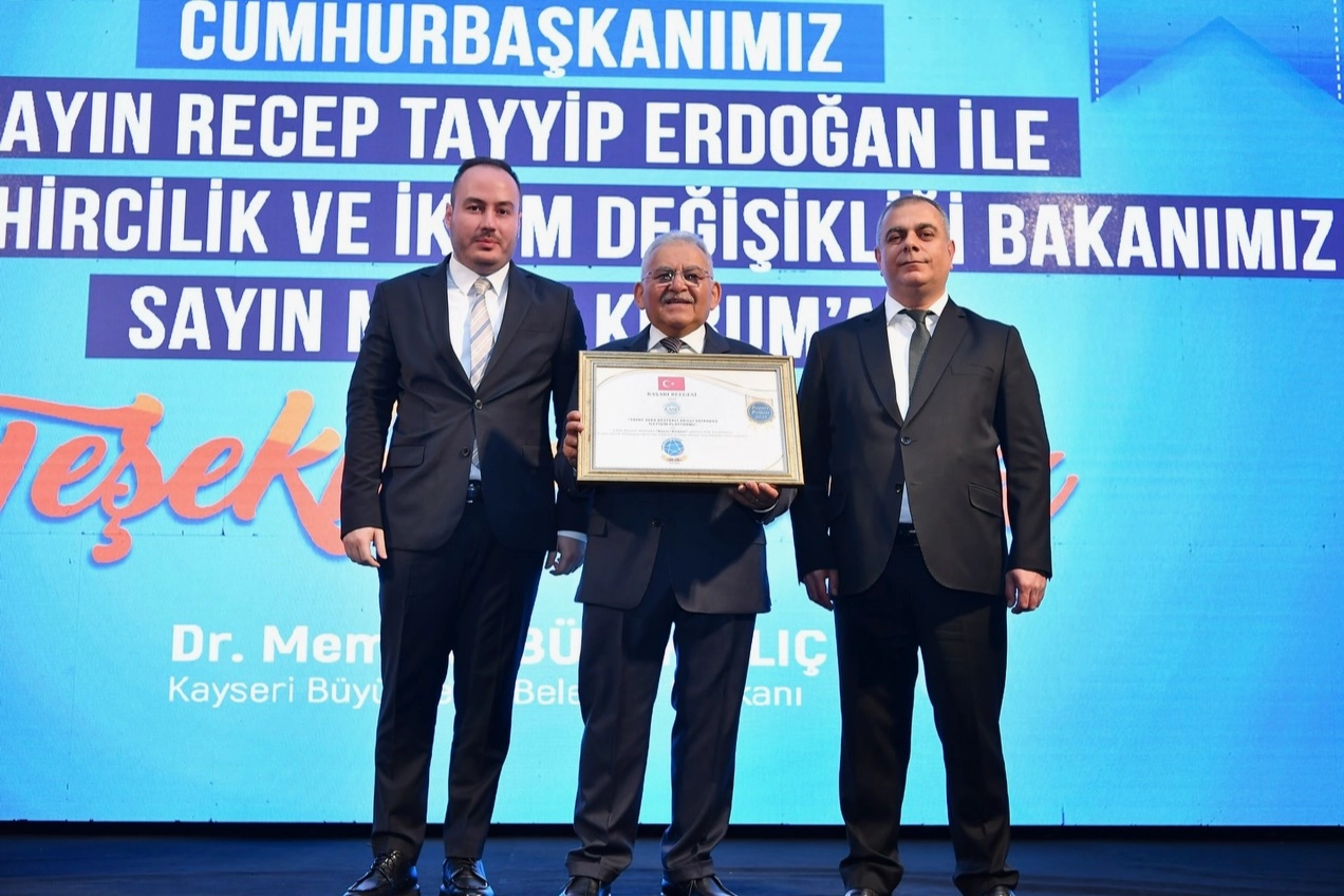 Kayseri’de Yapay Zekâ Destekli Projeye Ödül: KASKİ’ye Başarı Belgesi