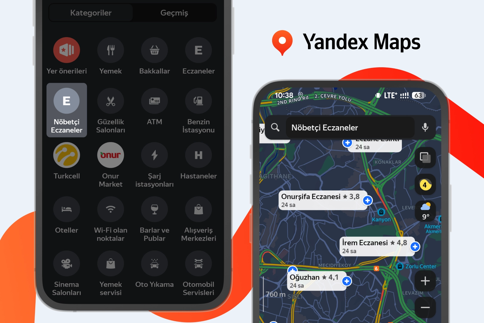 Yandex Maps’ten Yeni Özellik: Nöbetçi Eczane Bulmak Artık Daha Kolay