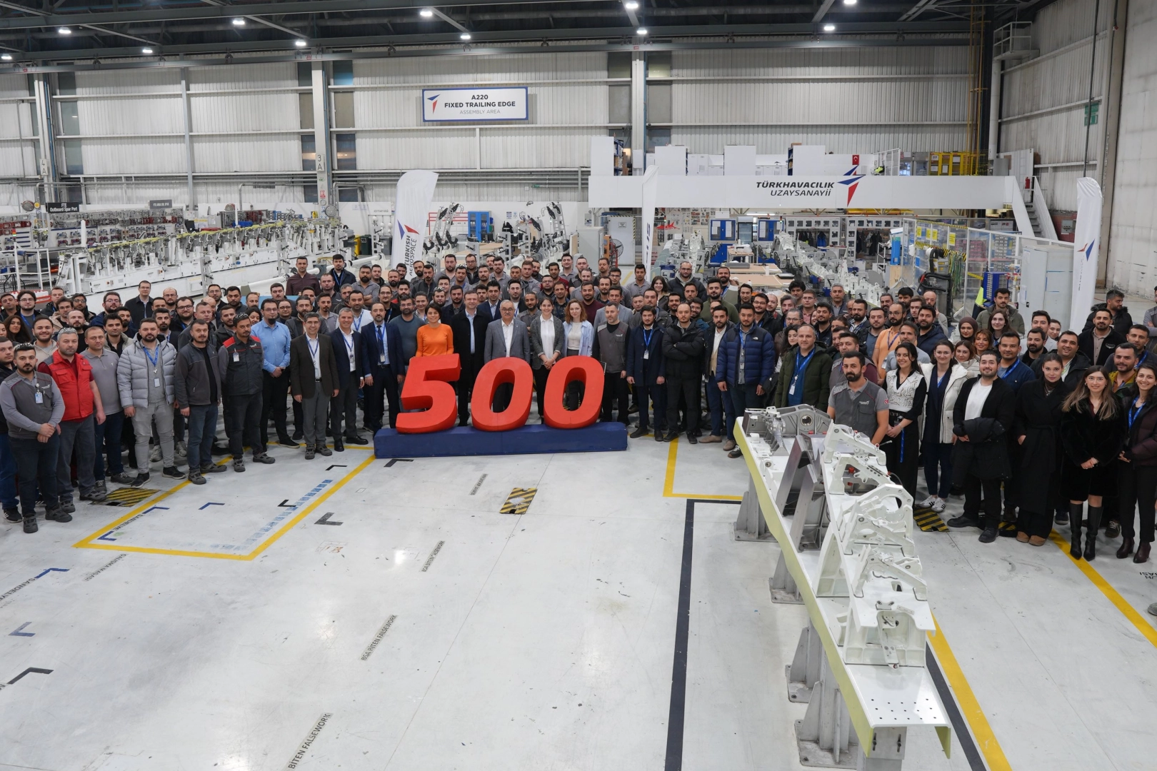 TUSAŞ’tan Airbus A220 İçin 500’üncü Sevkiyat Başarısı