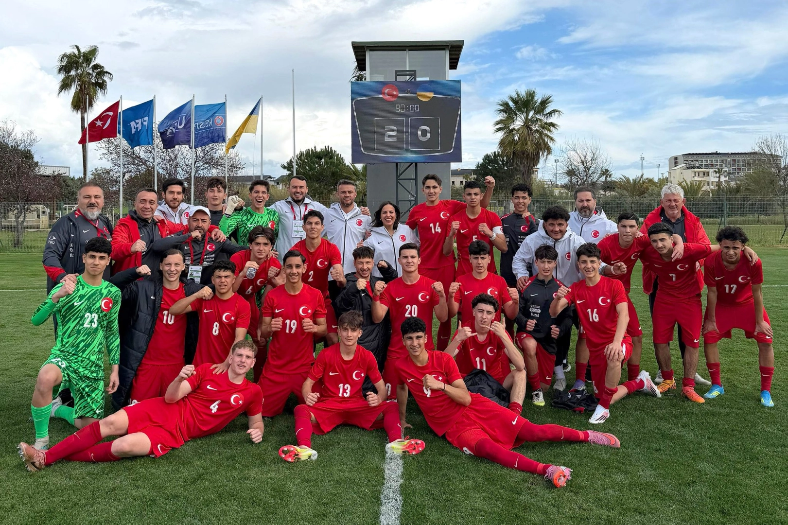 U16 Milliler Turnuvaya Galibiyetle Başladı: Ukrayna’yı 2-0 Mağlup Ettik