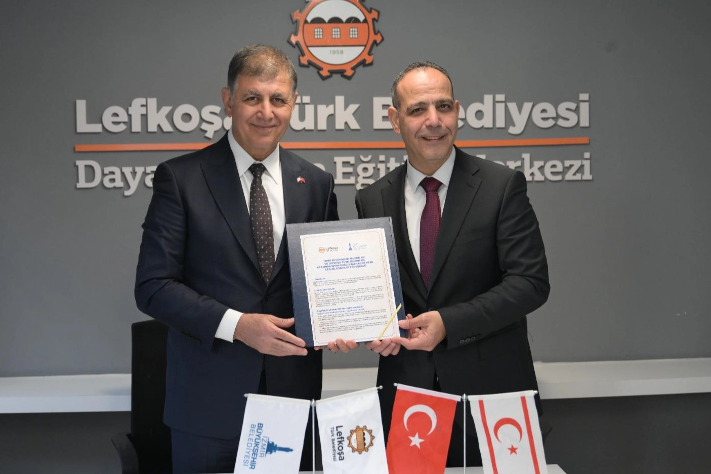 İzmir ve Lefkoşa’dan Ortak Proje: Spor Parkı İçin İş Birliği Protokolü İmzalandı