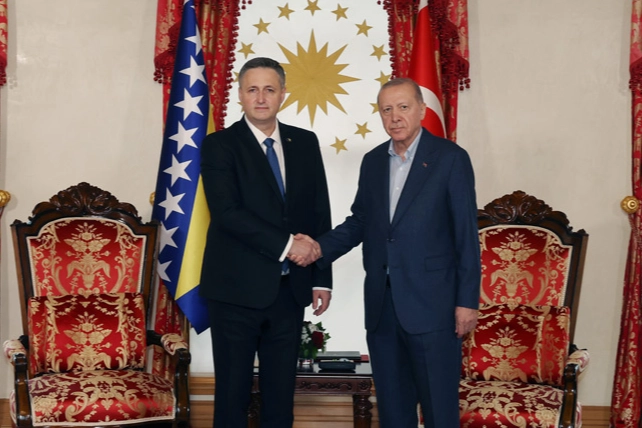 Cumhurbaşkanı Erdoğan, Bosna Hersek Lideri Beçiroviç’i Kabul Etti