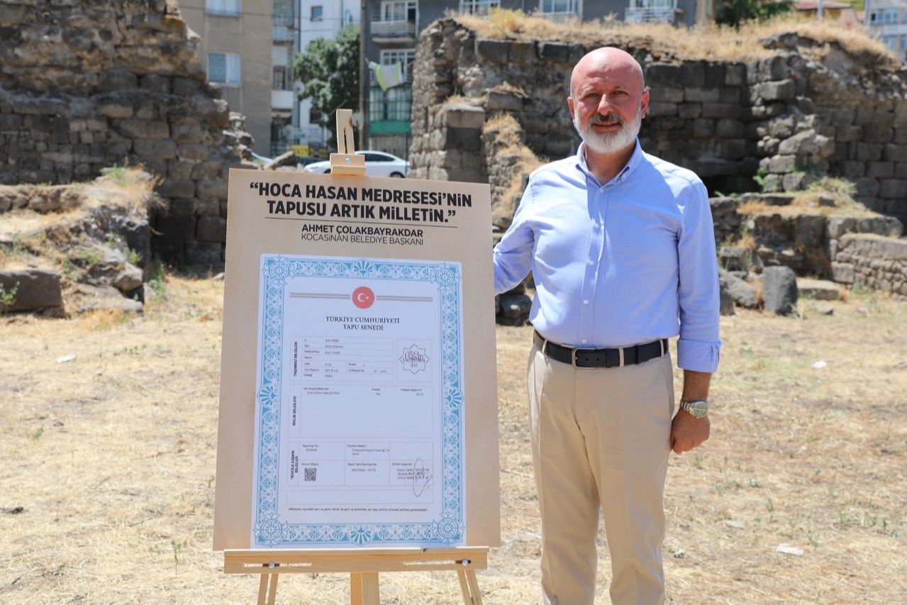 Kayseri’nin İlk Medresesi Yeniden Ayağa Kalkıyor: Hoca Hasan Medresesi’nde Kazı Tamamlandı