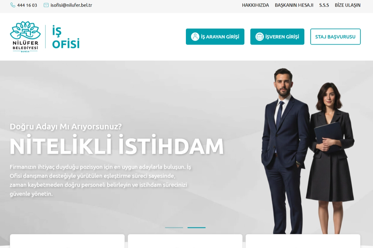 Nilüfer Belediyesi İş Ofisi Dijital Platformla İş Arayan ve İşverenleri Buluşturuyor