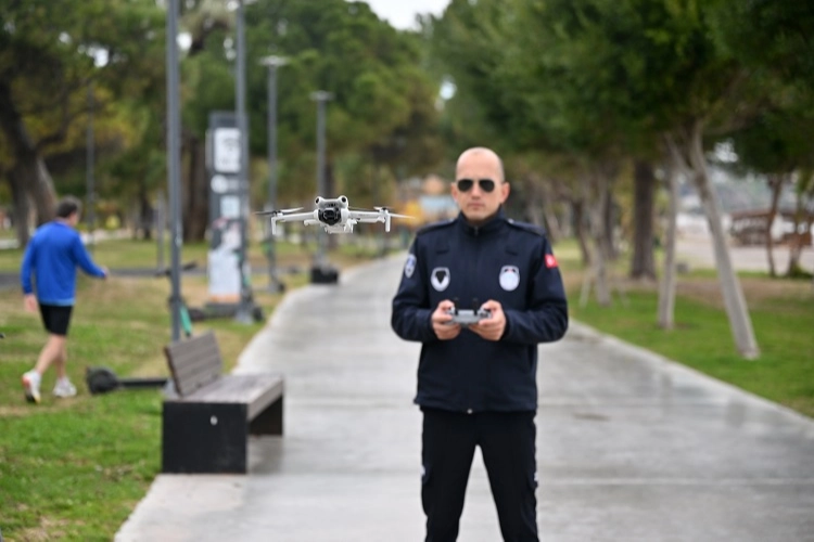 Antalya’da Zabıta Denetimleri Havadan: Drone ile Anında Müdahale
