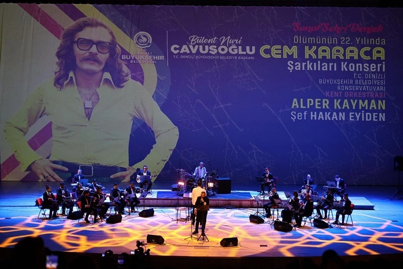 Denizli’de Cem Karaca’ya Vefa: Unutulmaz Şarkılarla Anıldı