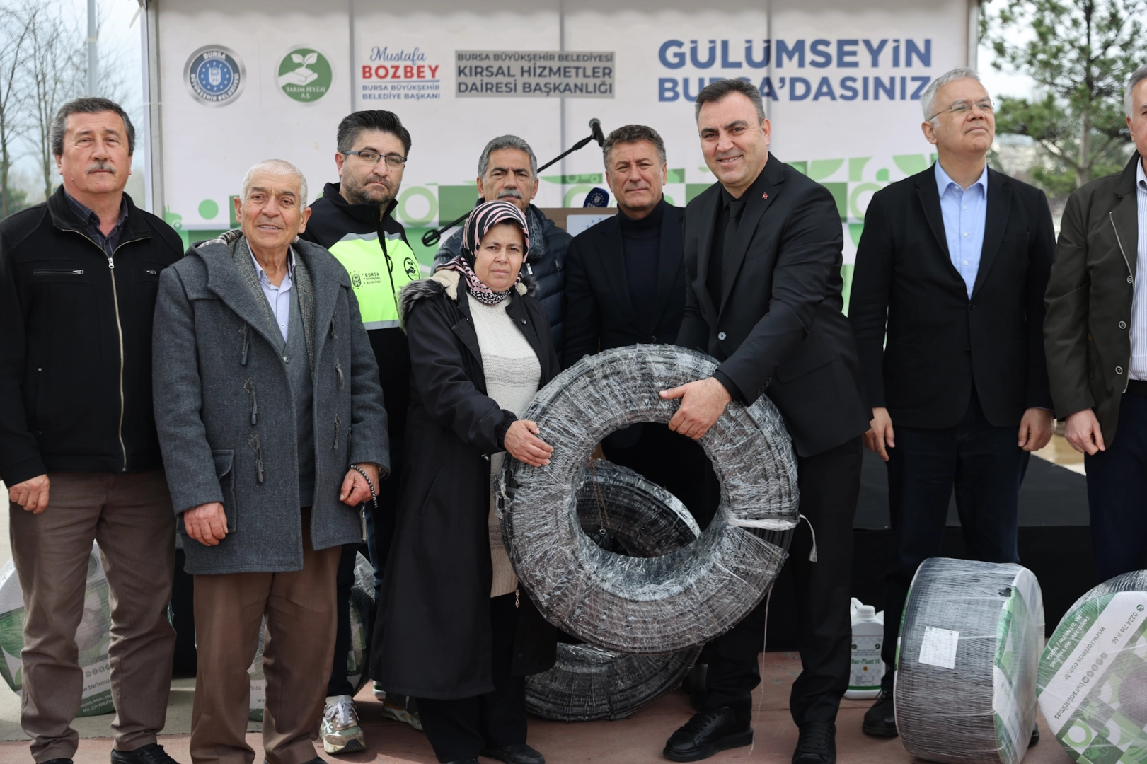 Bursa’da Çiftçiye Büyük Destek: 4 Bin 261 Üreticiye Damla Sulama ve Gübre Yardımı
