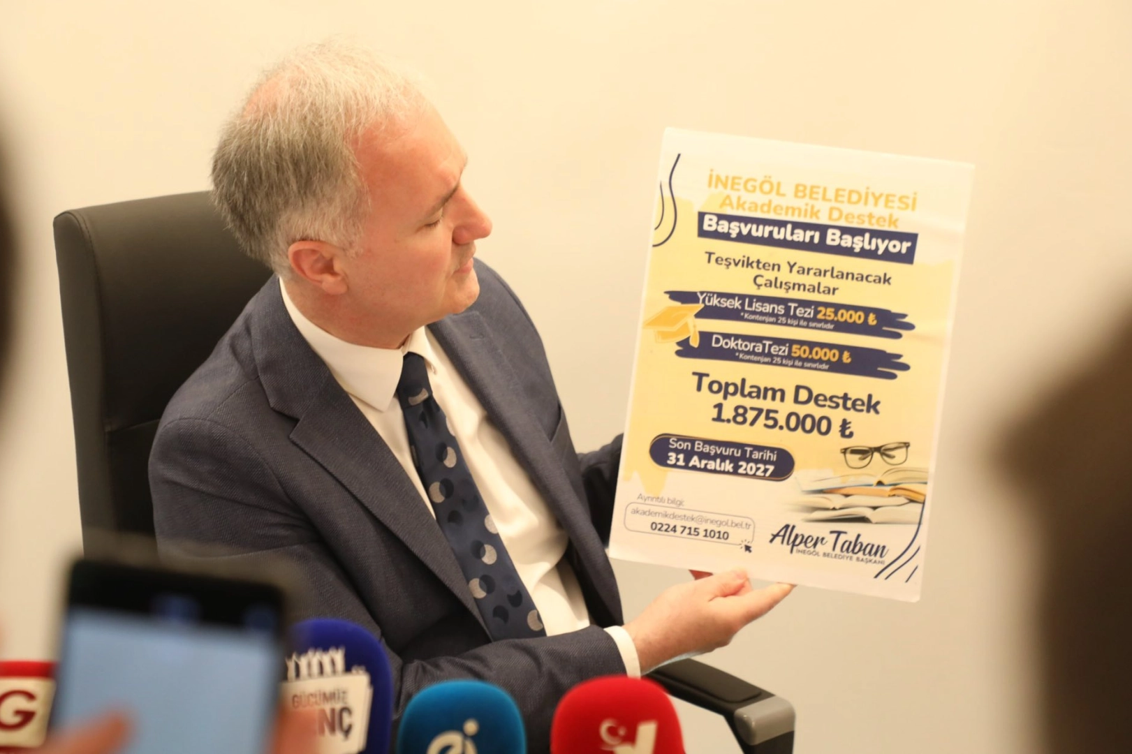 İnegöl’de Akademik Destek Programı Başladı: Gençlere 2 Milyon TL’lik Fırsat