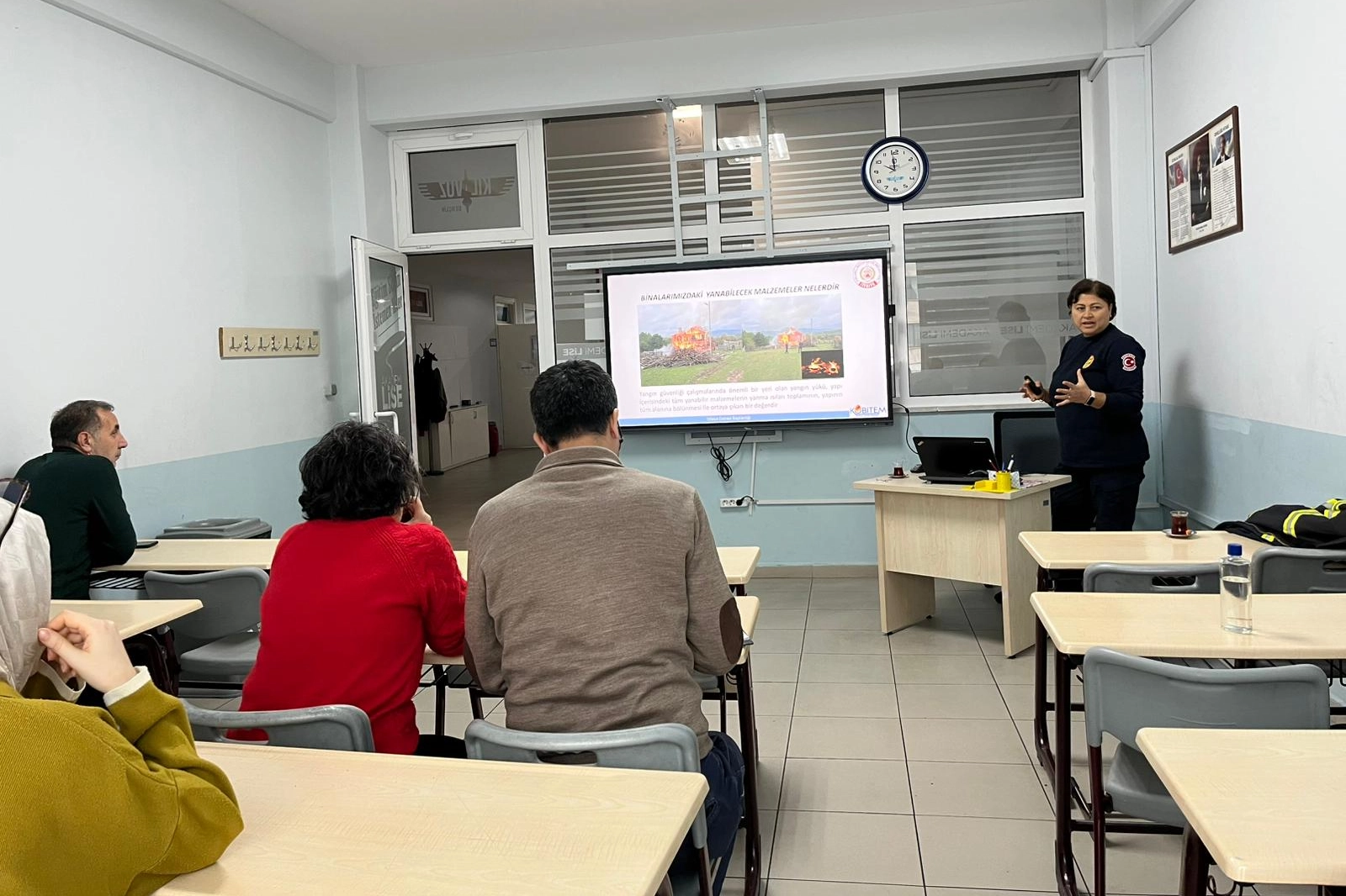 Kocaeli Bilgievi Personeline Yangın Güvenliği ve Farkındalık Eğitimi