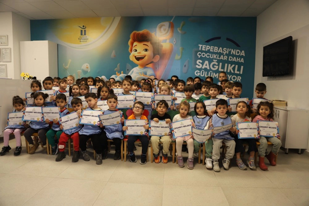Eskişehir’de Miniklerden Diş Sağlığına Bilinçli Adım