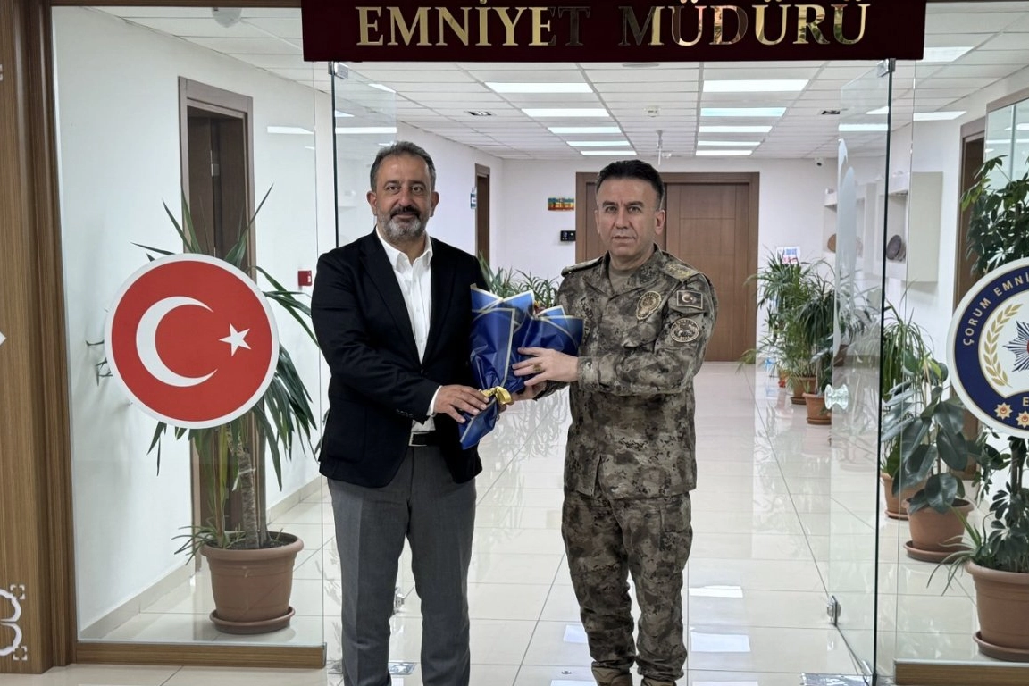 Çorum Belediyesi’nden Polis Haftası Ziyareti